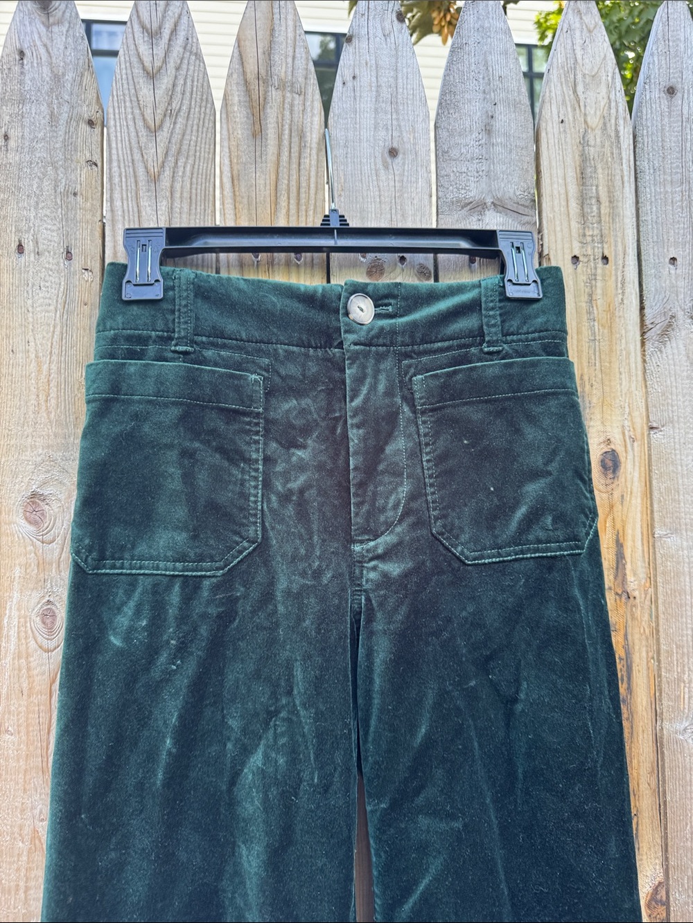 Maeve the Colette velvet Wide-Leg Pants - Picture 2 of 8